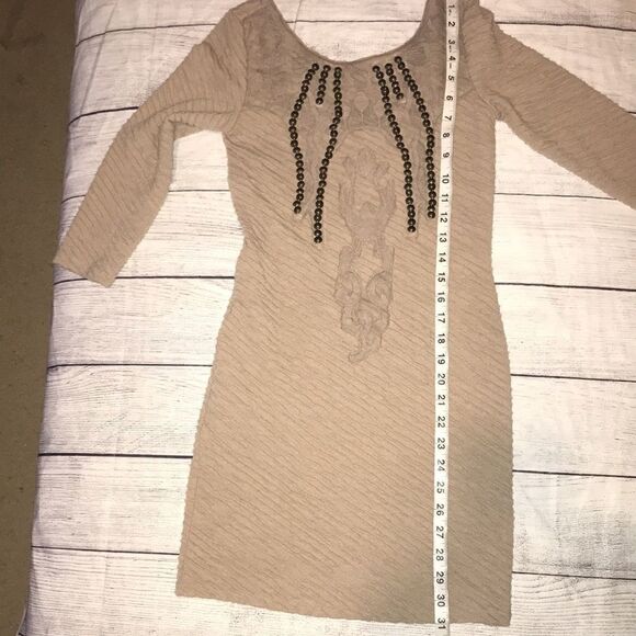 Free People Studded Textured Bodycon Dress - Picture 7 of 10